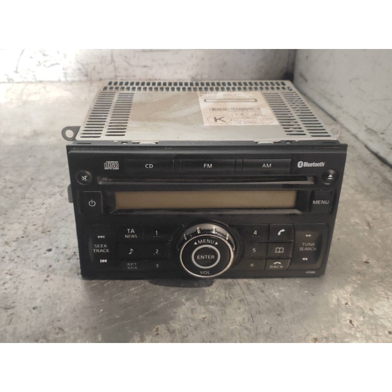 Recambio de sistema audio / radio cd para nissan qashqai (j10) acenta referencia OEM IAM 28185JD00A  