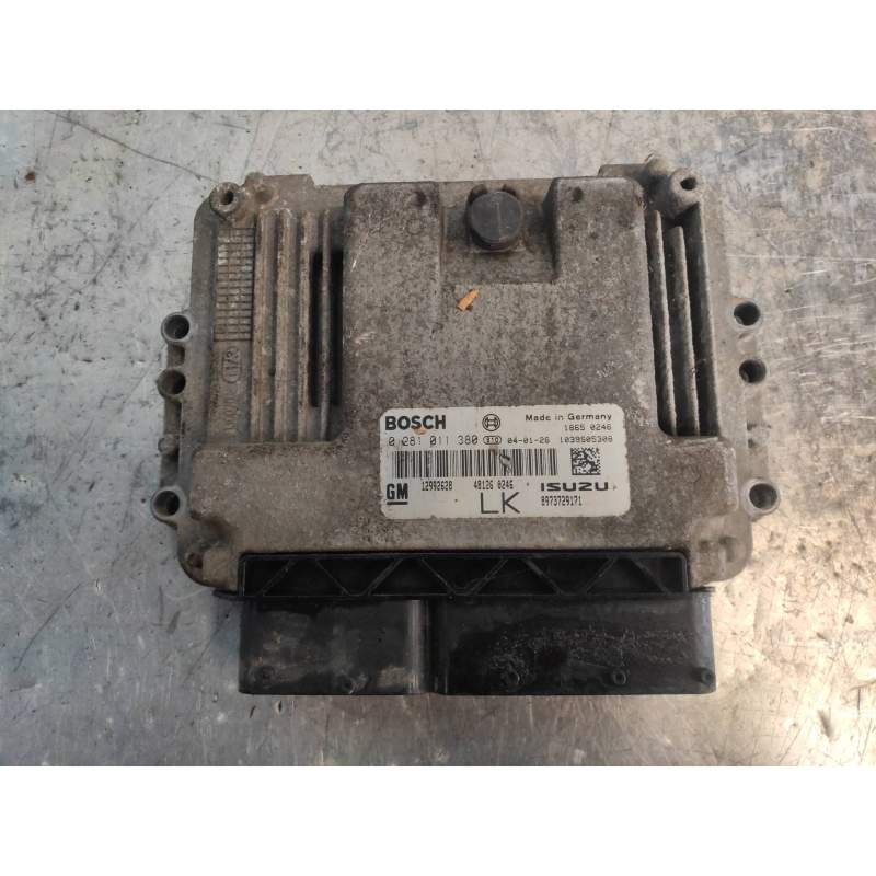 Recambio de centralita motor uce para opel astra h berlina cosmo referencia OEM IAM 0281011380 12992628 LK 8973729171