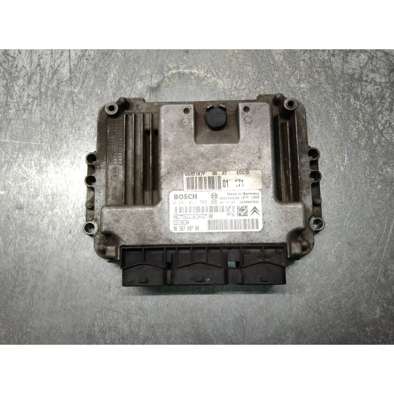 Recambio de centralita motor uce para peugeot 206 berlina x-line referencia OEM IAM 0281011783 9656709780 EDC16C34