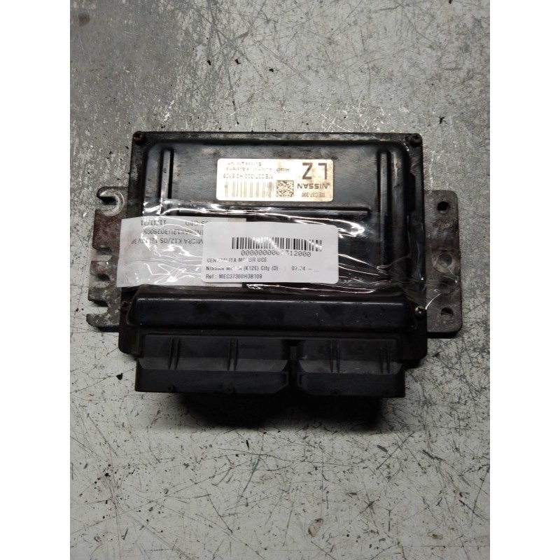 Recambio de centralita motor uce para nissan micra (k12e) city (d) referencia OEM IAM MEC37300 H38109 LZ