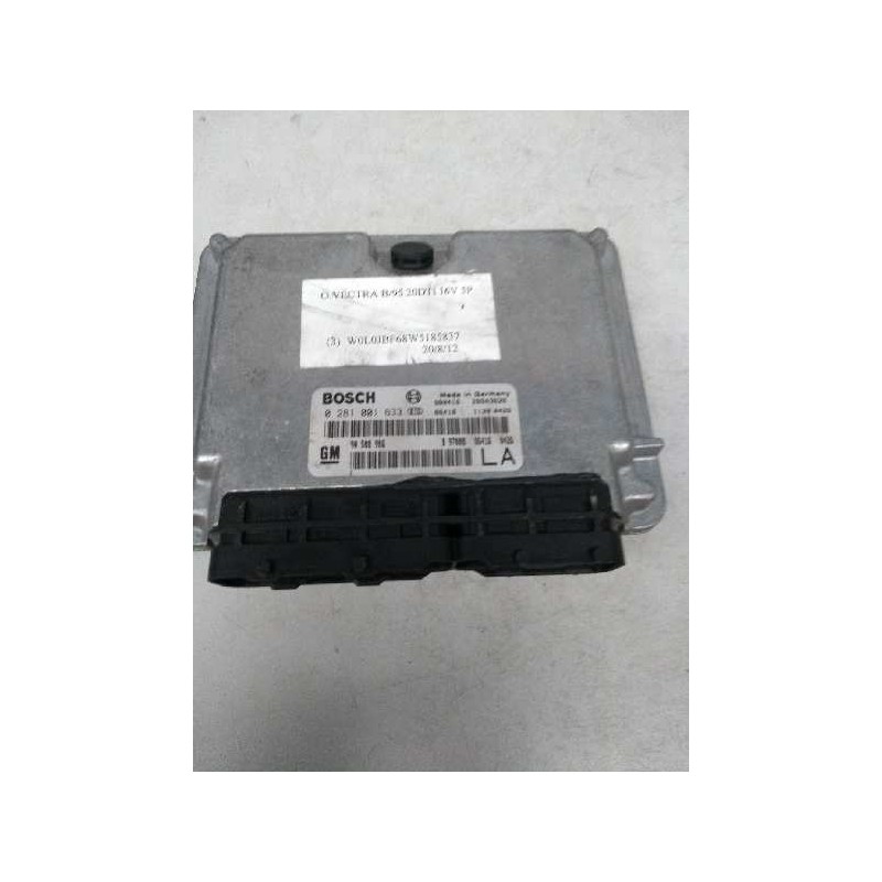 Recambio de centralita motor uce para opel vectra b berlina 2.0 dti referencia OEM IAM 0281001633 90508986 LA