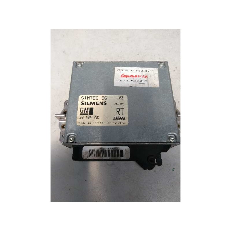 Recambio de centralita motor uce para opel vectra b berlina 2.0 16v cat (x 20 xev / l34) referencia OEM IAM 5WK9074 90464731 S96