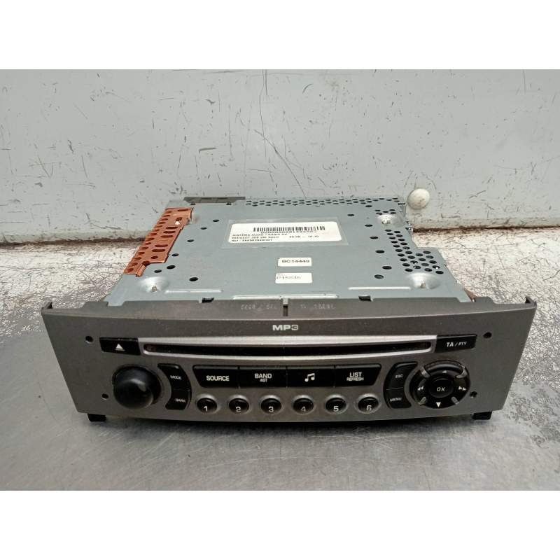 Recambio de sistema audio / radio cd para peugeot 308 sw sport referencia OEM IAM 96650206XH01 A2C53287224 2007