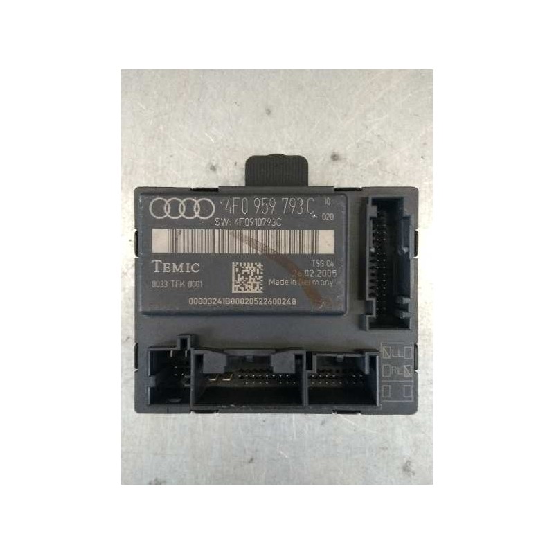 Recambio de centralita cierre para audi a6 avant (4f5) 2.7 v6 24v tdi referencia OEM IAM 4F0959793C DEL IZDO 4F0910793C