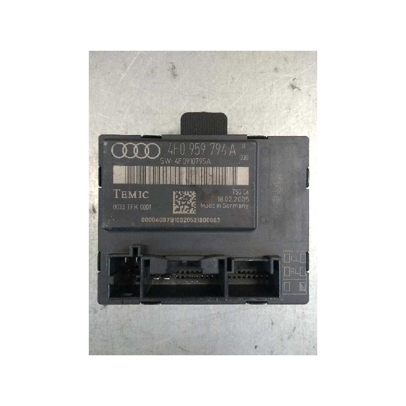 Recambio de centralita cierre para audi a6 avant (4f5) 2.7 v6 24v tdi referencia OEM IAM 4F0959794A TRA DCHA 4F0910795A