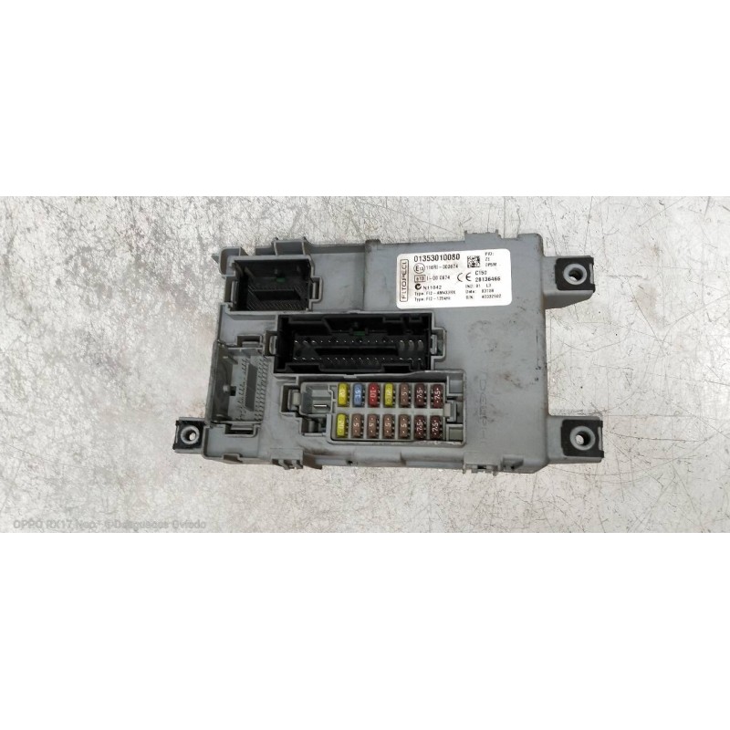 Recambio de caja reles / fusibles para fiat fiorino básico referencia OEM IAM 01353010080 28136466 