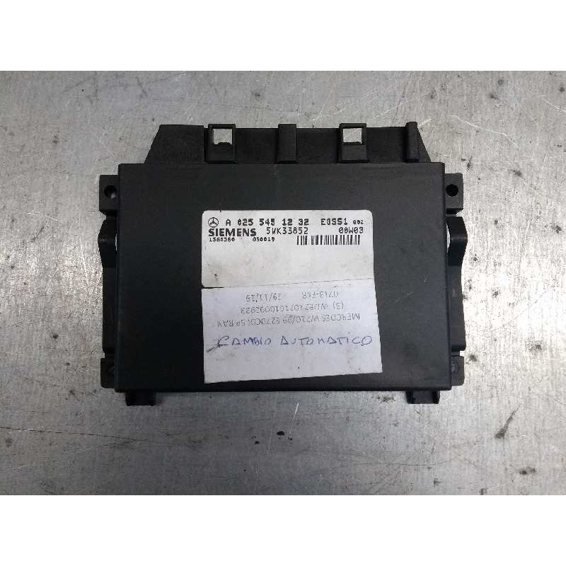 Recambio de centralita cambio automatico para mercedes clase e (w210) familiar 270 t cdi (210.216) referencia OEM IAM 5WK33852 A