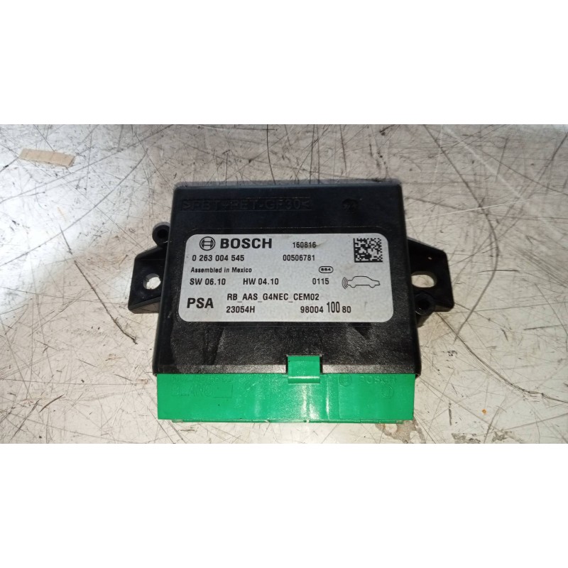 Recambio de modulo electronico para citroen c4 lim. live edition referencia OEM IAM 0263004545 9800410080 