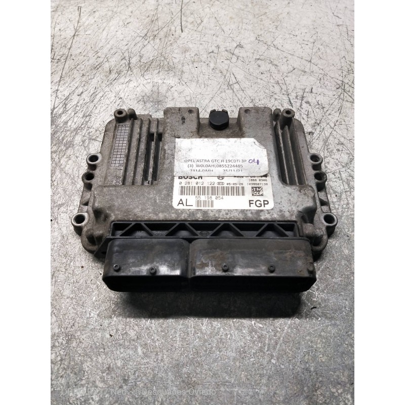 Recambio de centralita motor uce para opel astra gtc cosmo referencia OEM IAM 0281012122 55198054 AL