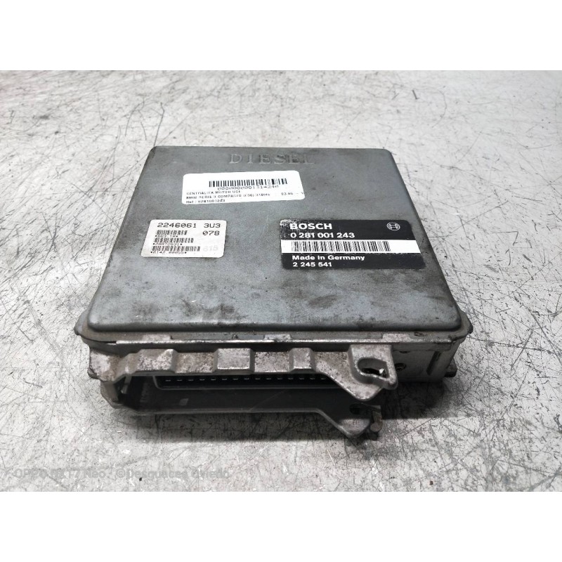 Recambio de centralita motor uce para bmw serie 3 compacto (e36) 318tds referencia OEM IAM 0281001243 2245541 2246061