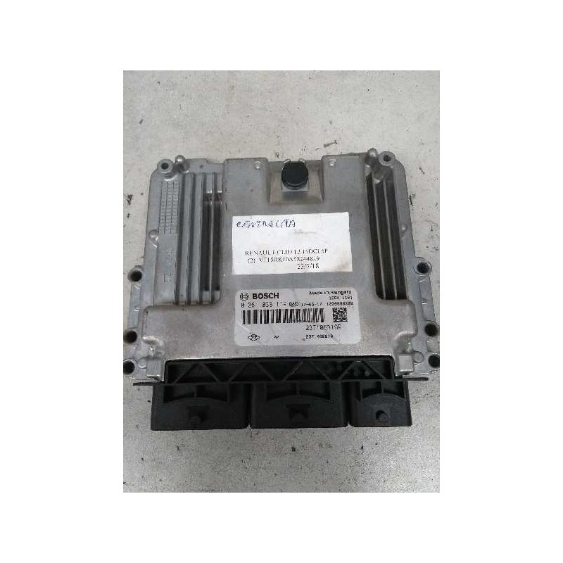 Recambio de centralita motor uce para renault clio iv 1.5 dci diesel fap referencia OEM IAM 0281033119 237106319R 237108281R