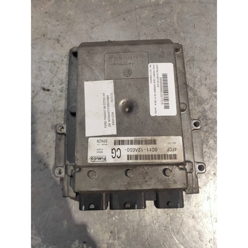 Recambio de centralita motor uce para ford transit caja cerrada ´06 ft 260 k (corto) lkw (camion) referencia OEM IAM 8C1112A650C