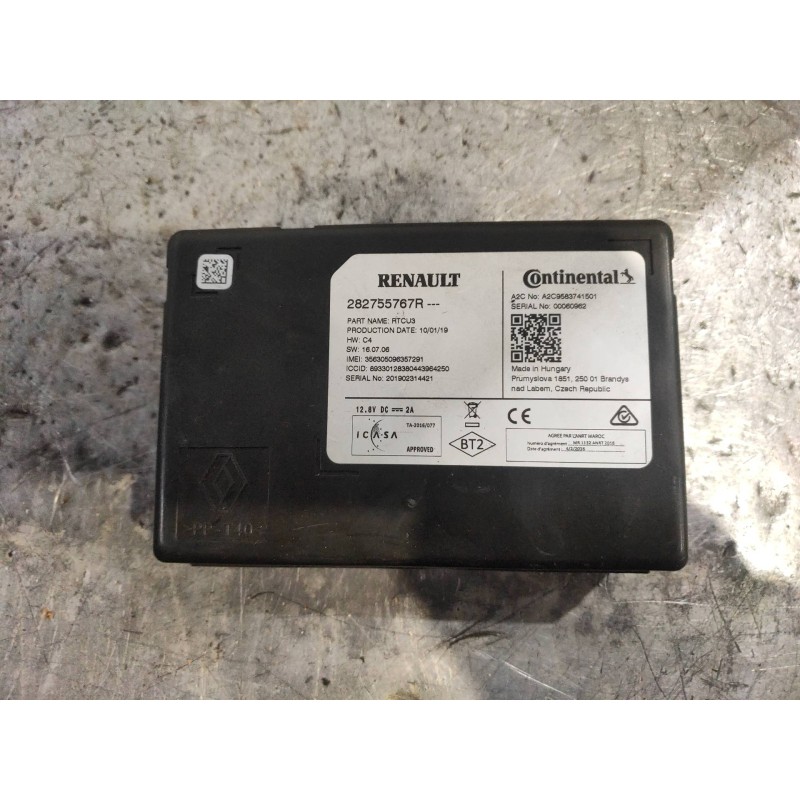 Recambio de modulo electronico para renault zoe bose referencia OEM IAM 282755767R A2C9583741501 