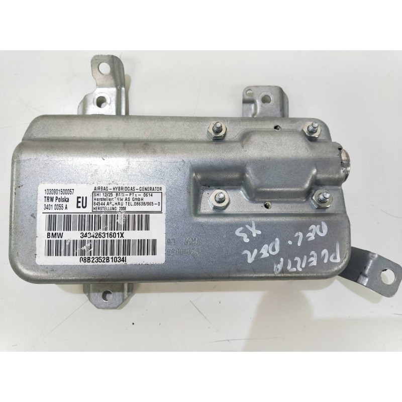 Recambio de airbag lateral derecho para bmw x3 (e83) xdrive 20d referencia OEM IAM 34010055A 72123448716 