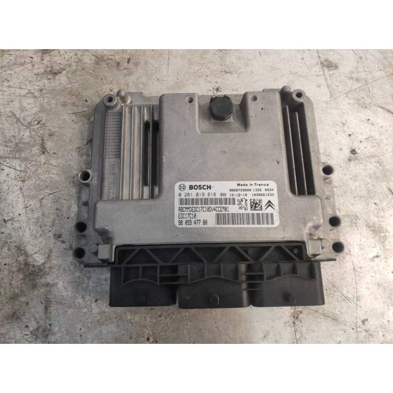 Recambio de centralita motor uce para citroën c3 attraction referencia OEM IAM 0281019818 9805947780 9666729680