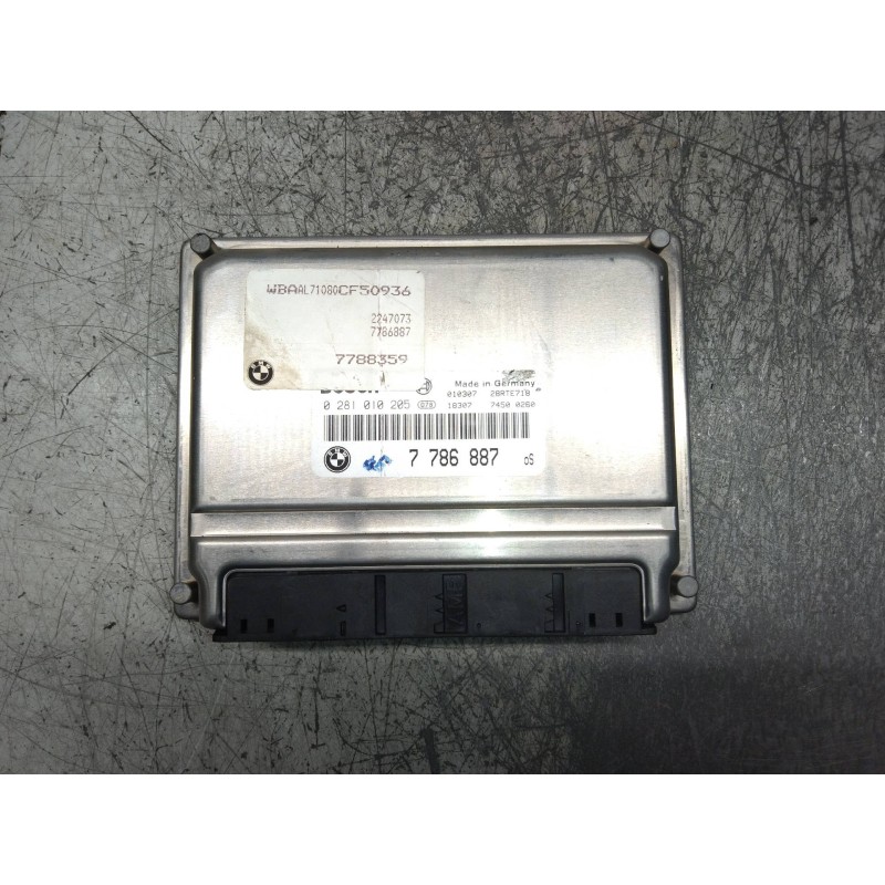 Recambio de centralita motor uce para bmw serie 3 berlina (e46) 320d referencia OEM IAM 0281010205 7786887 