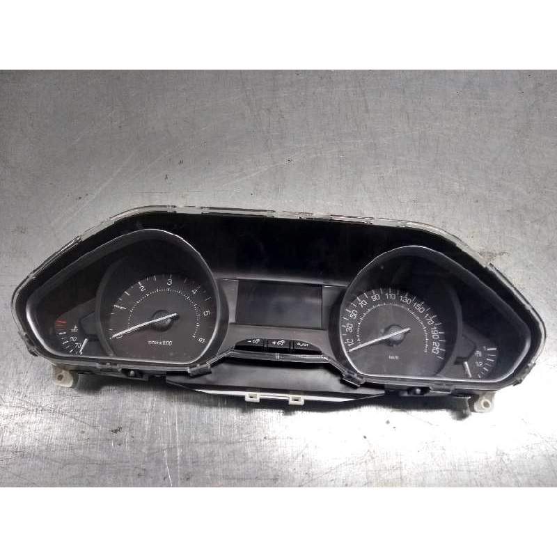 Recambio de cuadro instrumentos para peugeot 208 1.6 blue-hdi fap referencia OEM IAM 9813848980 01 