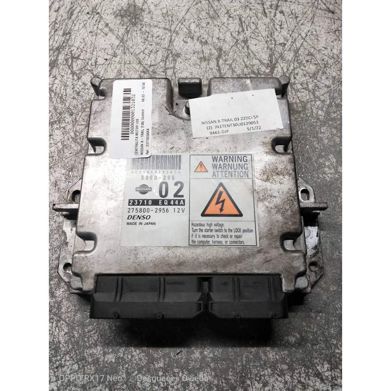 Recambio de centralita motor uce para nissan x-trail (t30) comfort referencia OEM IAM 23710EQ44A 2758002956 