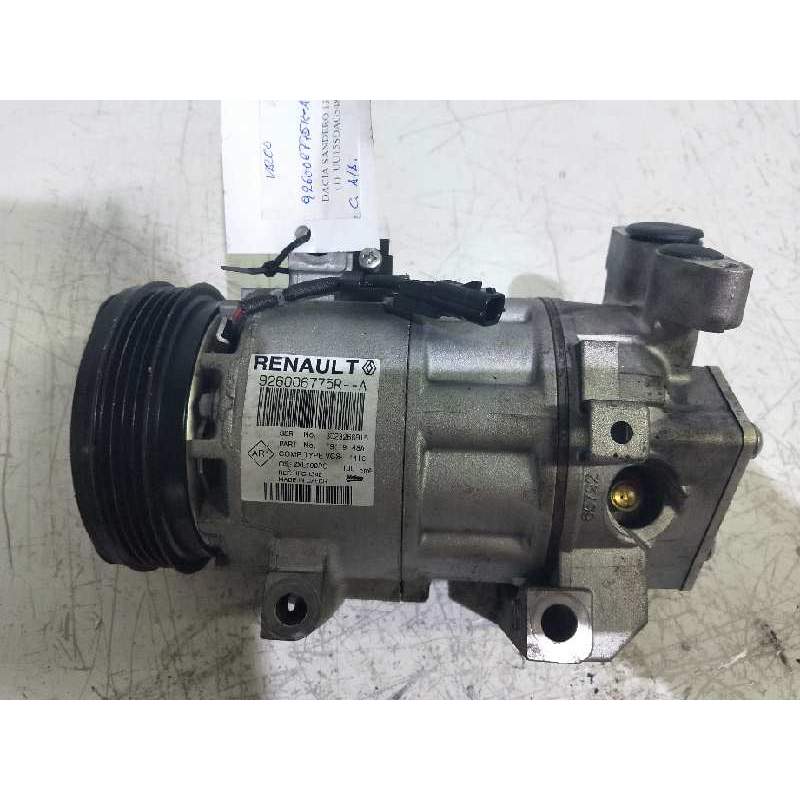 Recambio de compresor aire acondicionado para dacia sandero básico referencia OEM IAM 92006775RA T911948A 141C 2008