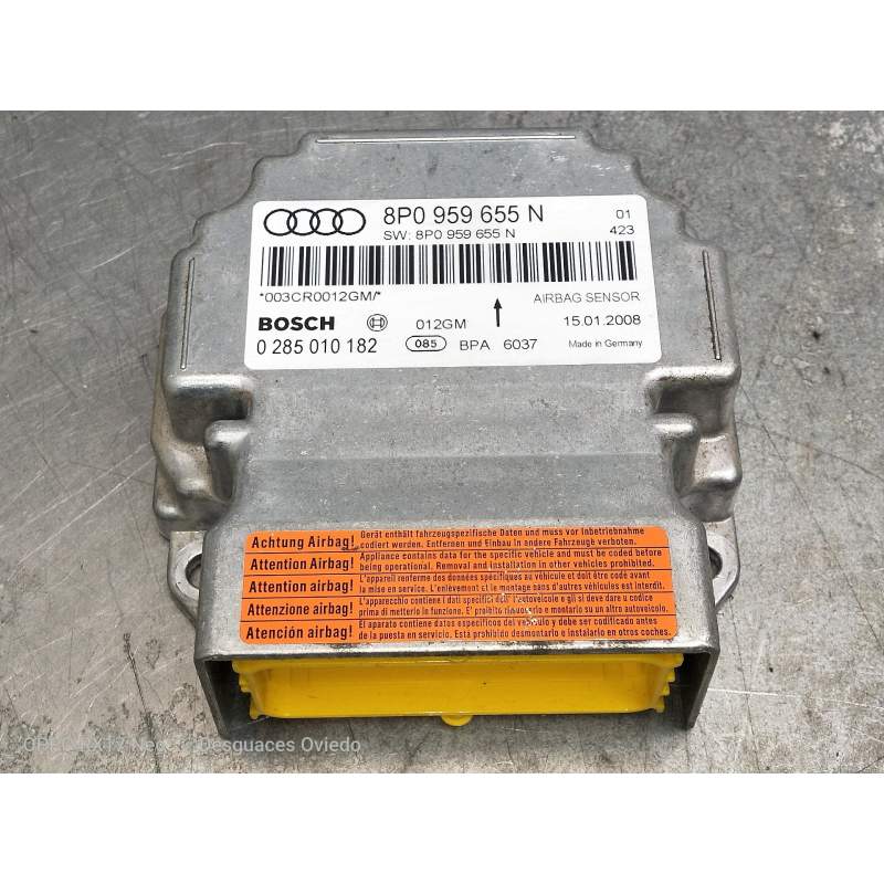 Recambio de centralita airbag para audi s3 (8p) 2.0 tfsi referencia OEM IAM 8P0959655N 0285010182 