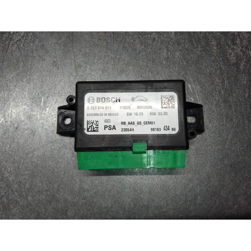Recambio de modulo electronico para peugeot 2008 (--.2013) 1.2 16v vti referencia OEM IAM 0263014011 9819343480 2016