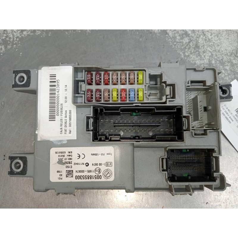Recambio de caja reles / fusibles para fiat doblo active referencia OEM IAM 00518855300 13JTD 2010