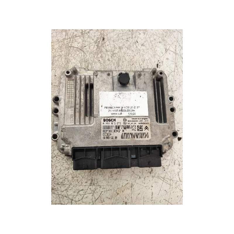 Recambio de centralita motor uce para peugeot partner kombi outdoor referencia OEM IAM 0281013872 9664843780 EDC16C34