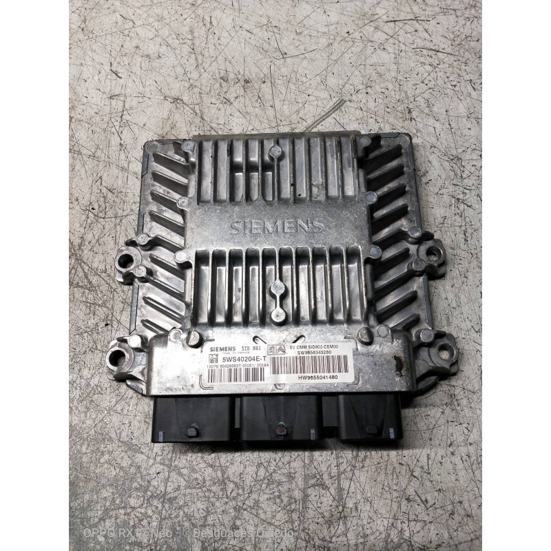 Recambio de centralita motor uce para peugeot 407 st confort referencia OEM IAM 5WS40204ET SW9658345280 HW9655041480