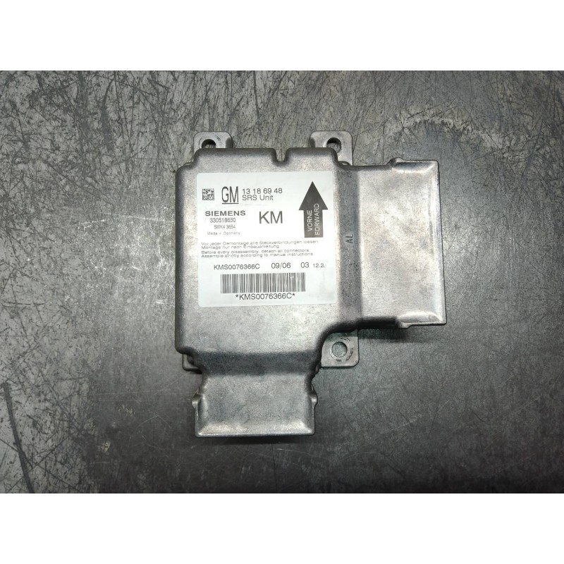 Recambio de centralita airbag para opel signum elegance referencia OEM IAM 5WK43654 13186948 330518650 KM