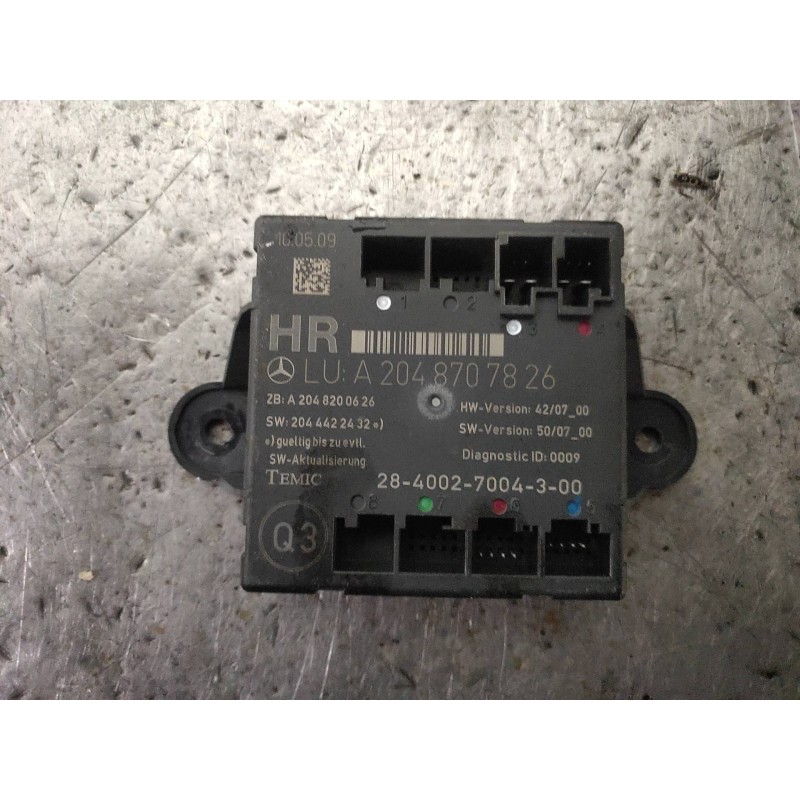 Recambio de modulo electronico para mercedes clase c (w204) familiar 220 t cdi (204.208) referencia OEM IAM A2048707826 A2048200