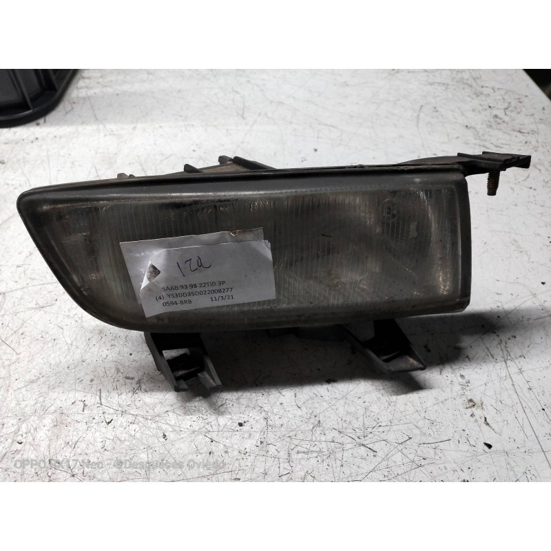 Recambio de faro antiniebla izquierdo para saab 9-3 coupé 2.2 tid s referencia OEM IAM 5333802  