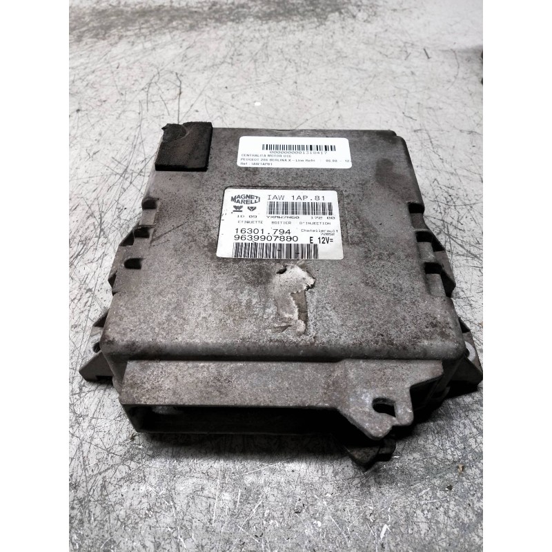 Recambio de centralita motor uce para peugeot 206 berlina x-line refri referencia OEM IAM IAW1AP81 9639907880 