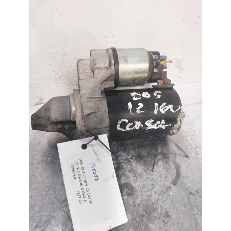 Recambio de motor arranque para opel corsa d corsavan referencia OEM IAM  12G 2006