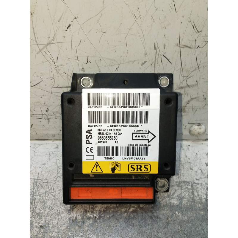 Recambio de centralita airbag para citroën c2 enterprise (jg_) 1.4 hdi referencia OEM IAM 9660855280  