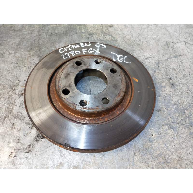 Recambio de disco freno delantero para citroën c3 hdi 70 collection referencia OEM IAM   