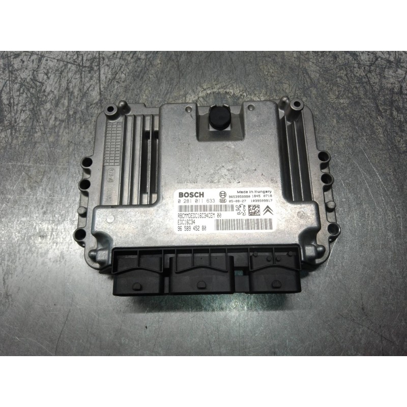 Recambio de centralita motor uce para peugeot 407 sr confort referencia OEM IAM 0281011633 9658945280 EDC16C34