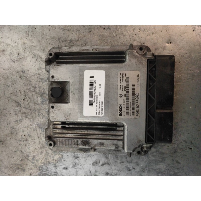 Recambio de centralita motor uce para dodge caliber s referencia OEM IAM 0281013693 P05187449AC 