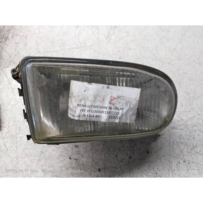 Recambio de faro antiniebla izquierdo para renault megane i classic (la0) 1.9 d rn referencia OEM IAM 7700835209  