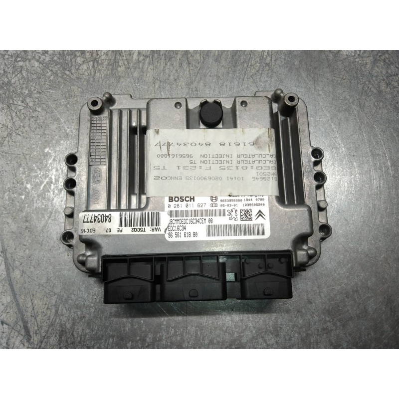 Recambio de centralita motor uce para peugeot 307 break/sw (s2) sw pack referencia OEM IAM 0281011627 9656161880 EDC16C34