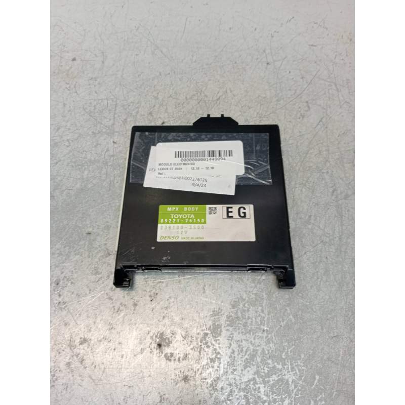 Recambio de modulo electronico para lexus ct 200h referencia OEM IAM 8922176150 2381003500 89221-76150