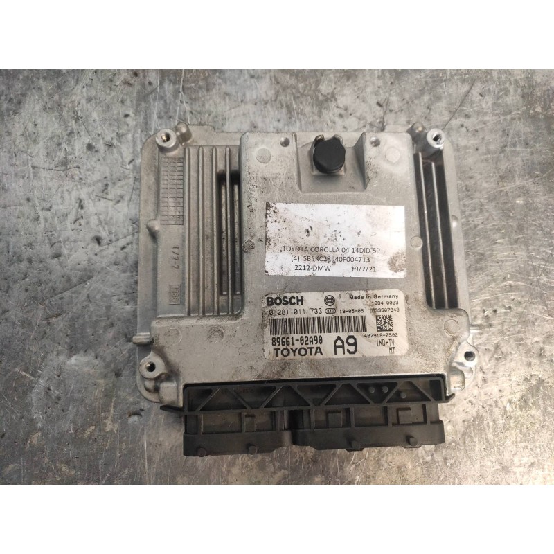 Recambio de centralita motor uce para toyota corolla (e12) 1.4 d-4d luna compact referencia OEM IAM 0281011733 8966102A90 1NDTV 