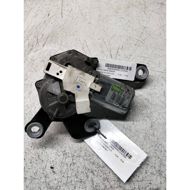 Recambio de motor limpia trasero para citroen c4 coupe vtr referencia OEM IAM 963715878001  