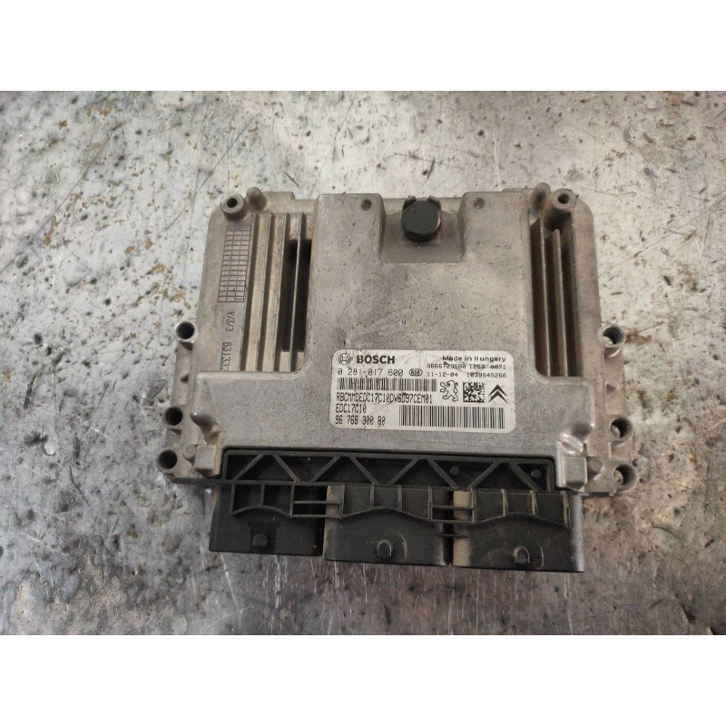 Recambio de centralita motor uce para citroen ds3 special edition referencia OEM IAM 0281017600 9676830080 966672958