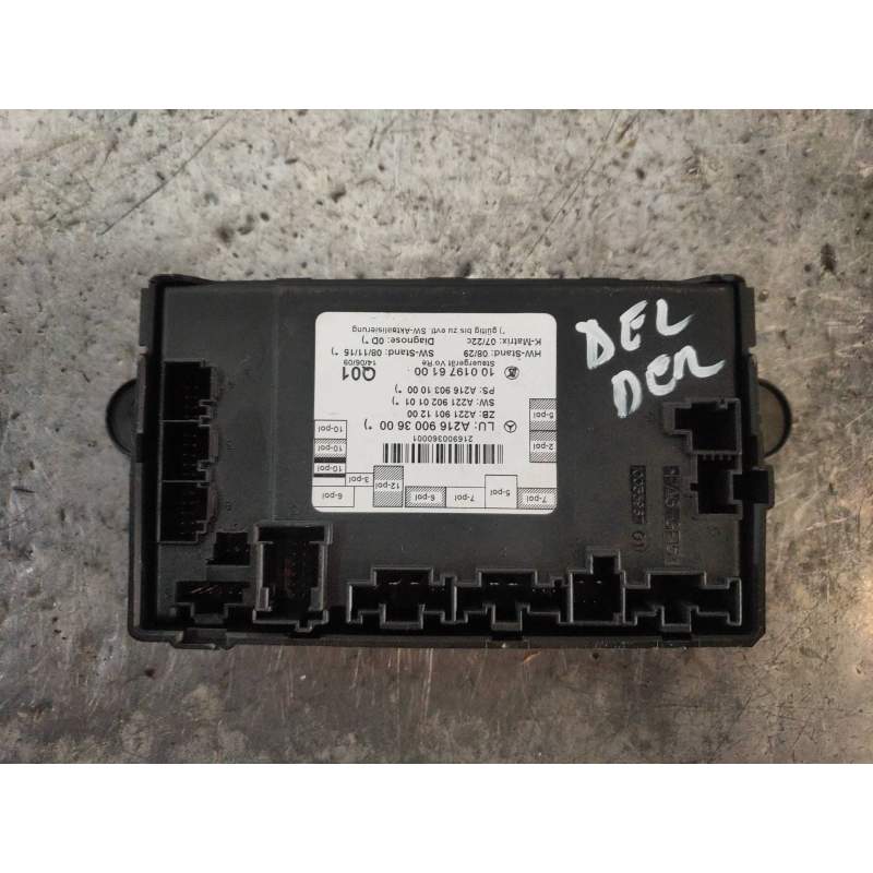 Recambio de modulo electronico para mercedes-benz clase cl (w216) coupe 500 4-matic (216.386) referencia OEM IAM A2169003600 A22
