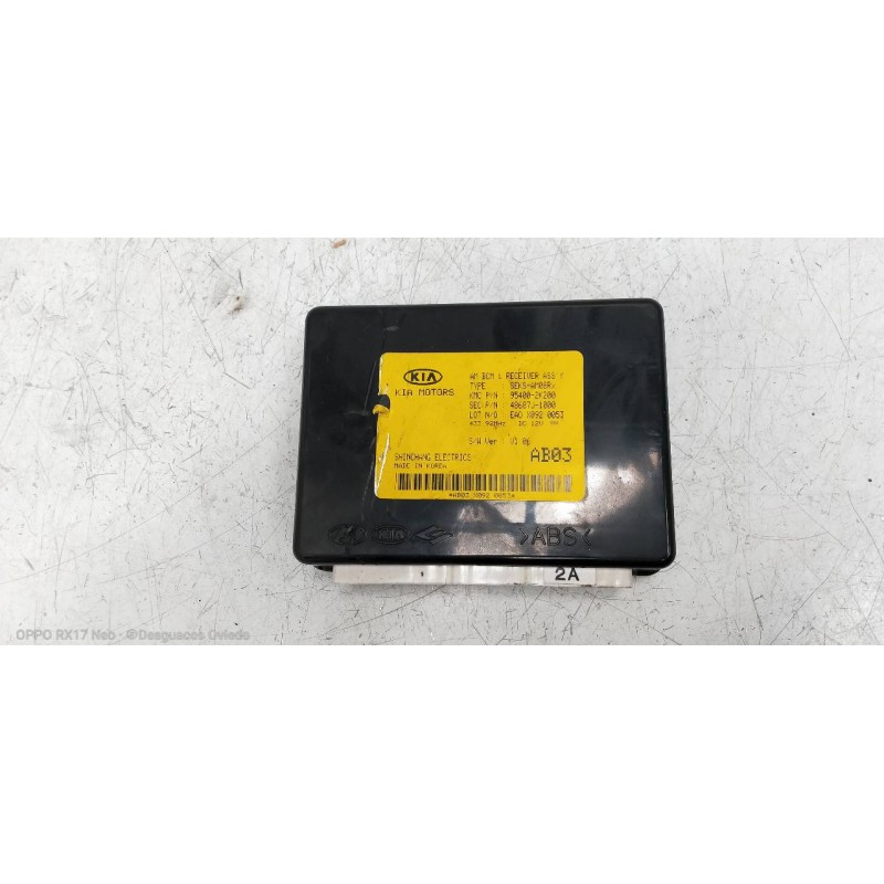 Recambio de modulo electronico para kia soul diva referencia OEM IAM 954002K200  