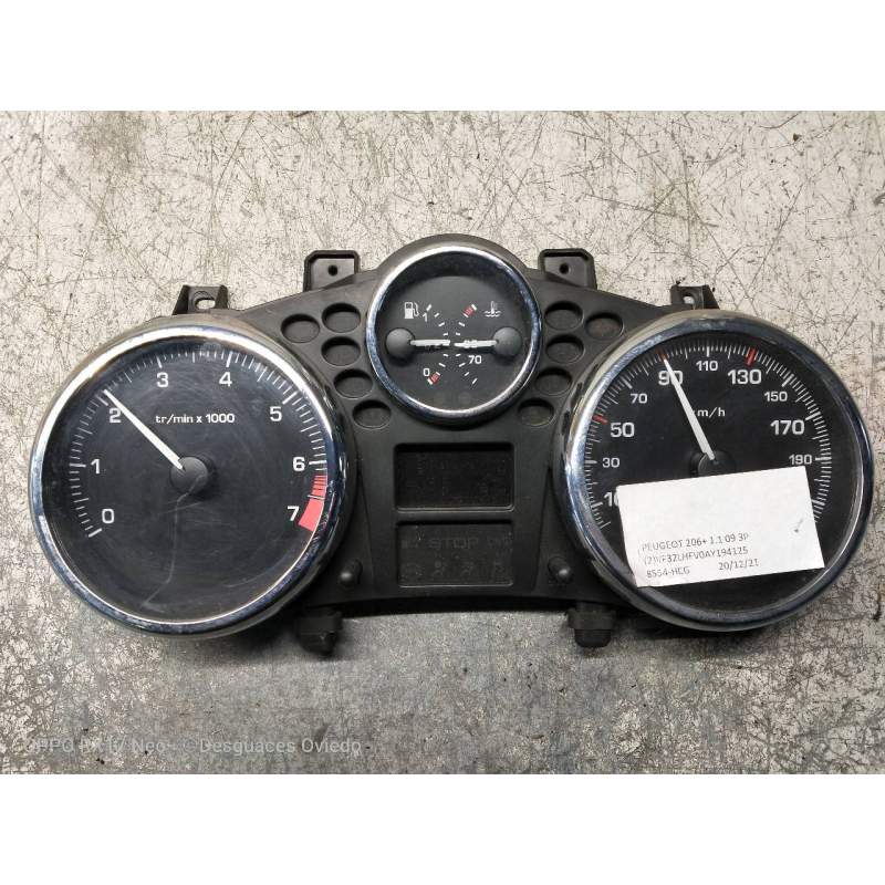 Recambio de cuadro instrumentos para peugeot 206+ básico referencia OEM IAM 9666636980  