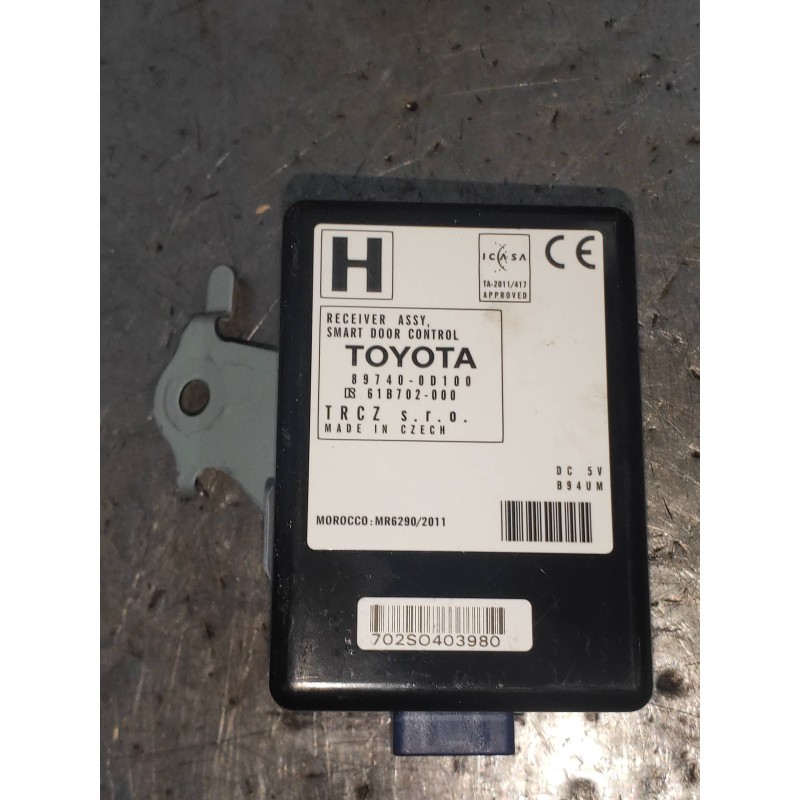 Recambio de modulo electronico para toyota yaris hsd active referencia OEM IAM 897400D100 618702000 