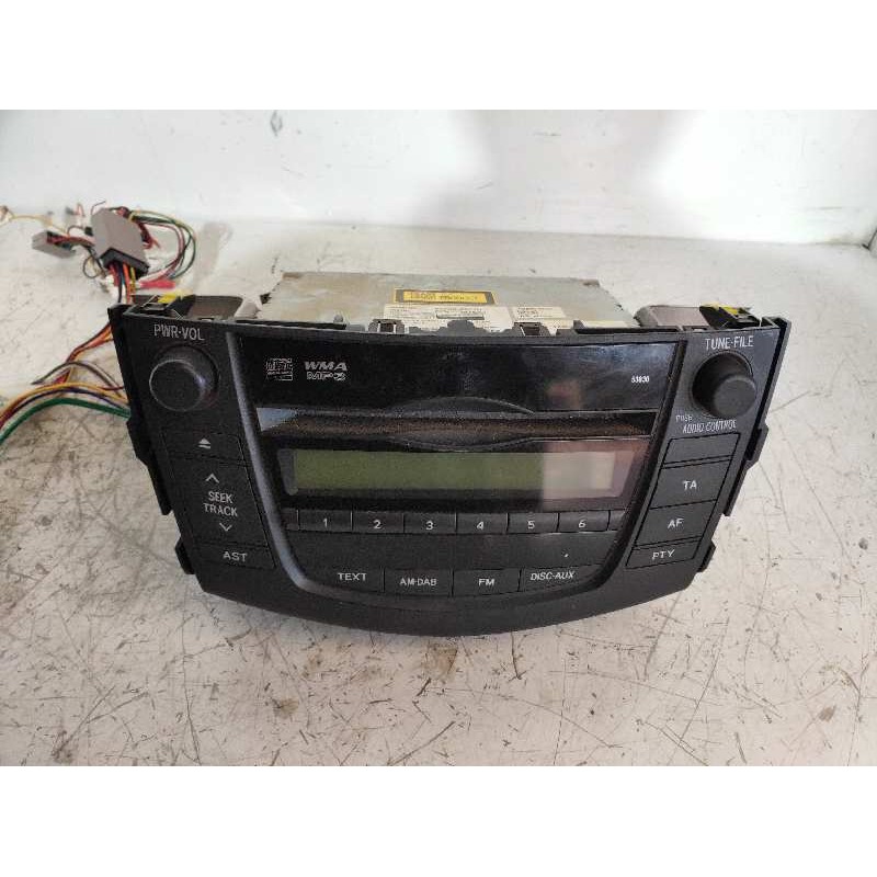 Recambio de sistema audio / radio cd para toyota rav 4 (a3) active referencia OEM IAM 8612042270  