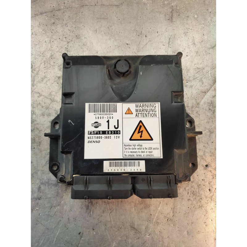 Recambio de centralita motor uce para nissan navara pick-up (d40m) doble cab se 4x4 referencia OEM IAM 23710EB310  DENSO