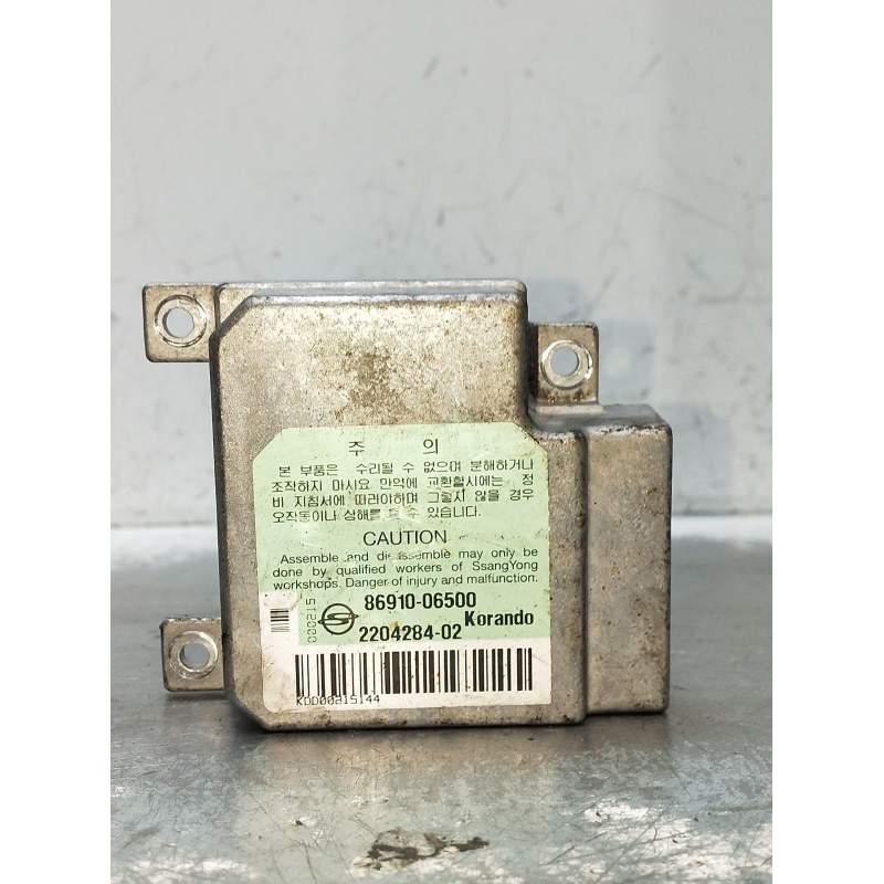Recambio de centralita airbag para ssangyong korando (kj) 2.9 td referencia OEM IAM 8691006500 220428402 